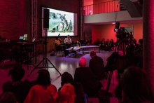 Impression of Book Launch: Shooting a Revolution. Visual Media and Warfare in Syria