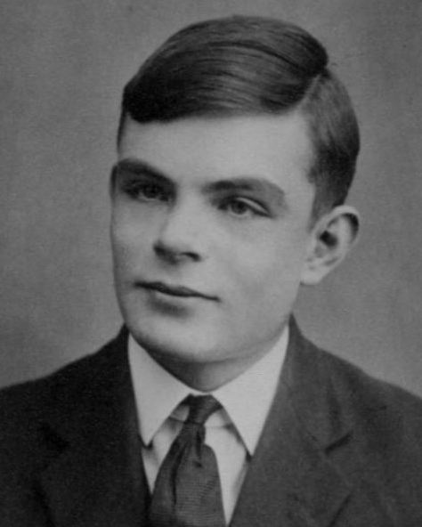 Alan Turing im Alter von 16 Jahren