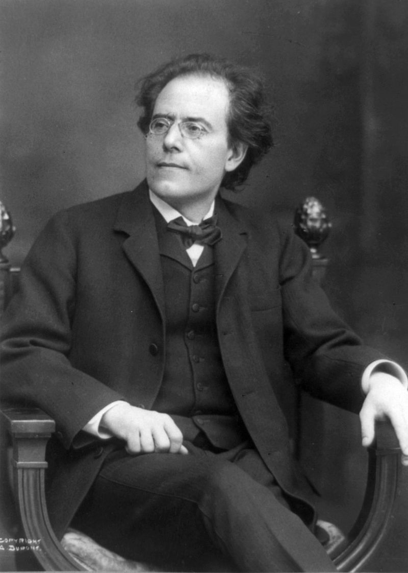 Gustav Mahler im Jahr 1909