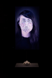 Picture of "Face Cages" by Zach Blas