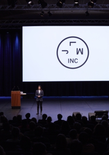 Picture of Jennifer Lyn Morone performing at the transmediale 2015 CAPTURE ALL Opening Ceremony