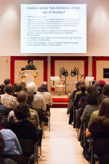 Picture of Sara Diamond at the 2017 Marshall McLuhan Lecture