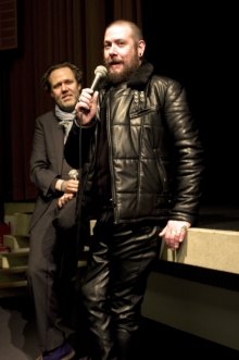 Picture of Marcel Schwierin in conversation with Luther Price