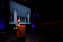 Picture of Jamie Allen at "afterglow effects: transmediale 2014 opening ceremony"