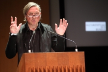 Erich Hörl at "Becoming Infrastructural – Becoming Environmental", transmediale 2017