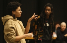Rasheedah Phillips and Moor Mother at "Alternative Temporalities + Quantum Event Mapping"