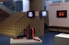 Electroboutique: Media Art 2.0 by Aristarkh Chernyshev, exhibited at transmediale 2008.