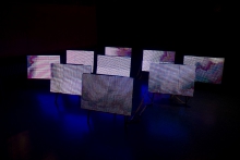 "LED PH16 /1R1G1B" by JODI, transmediale 2012 in/compatible.