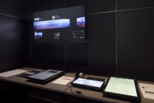 Blaming the Rescuers by Forensic Oceanography (Lorenzo Pezzani & Charles Heller), exhibited at transmediale 2018 face value.