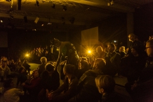 Last Yearz Interesting Negro during the performance Fury1 at transmediale 2019