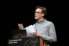 Clemens Apprich during Exchange #1: The Wheres and Whens of Networks