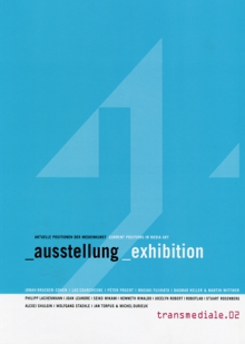 Deckblatt Ausstellungskatalog transmediale.02 _ausstellung