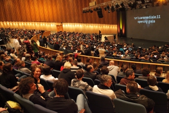 Picture of the transmediale.11 REPONSE:ABILITY Opening Ceremony