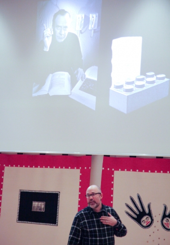 Picture of Mark Surman at the 2011 Marshall McLuhan Lecture 2011
