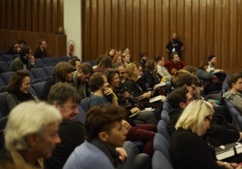 Audience in the Theatersaal, transmediale 2015 CAPTURE ALL