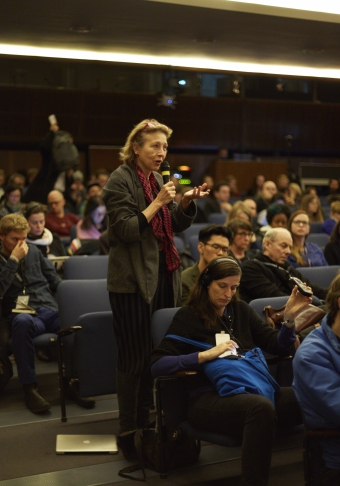 Audience in the Theatersaal, transmediale 2015 CAPTURE ALL