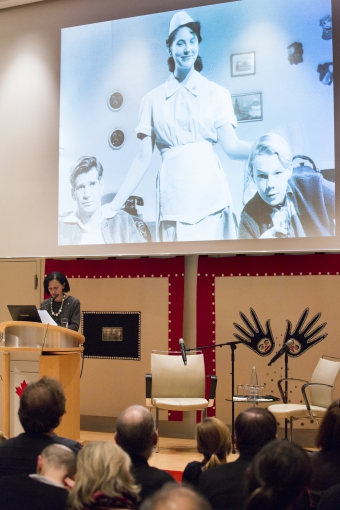 Picture of Sara Diamond at the 2017 Marshall McLuhan Lecture