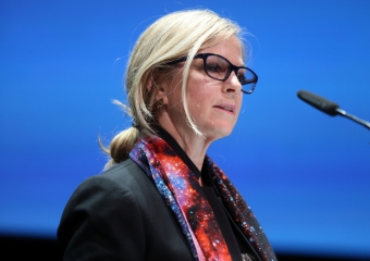 Lisa Parks at "Becoming Infrastructural – Becoming Environmental", transmediale 2017