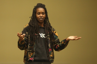 Moor Mother at "Alternative Temporalities + Quantum Event Mapping", transmediale 2017
