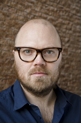 Portrait of Jacob Lillemose, curator of the exhibition at transmediale 2012