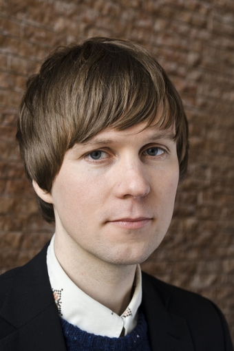 Portrait of Kristoffer Gansing, artistic director of transmediale 2012