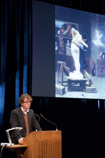 Bernd Scherer at the Opening Ceremony, transmediale 2013 BWPWAP.