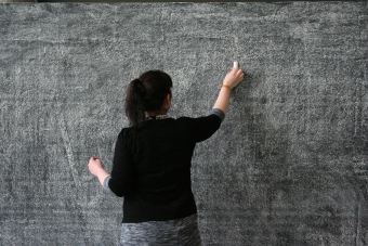 Blackboard Intervention by Katy Connor, transmediale 2013 CC BY-Sa 4.0