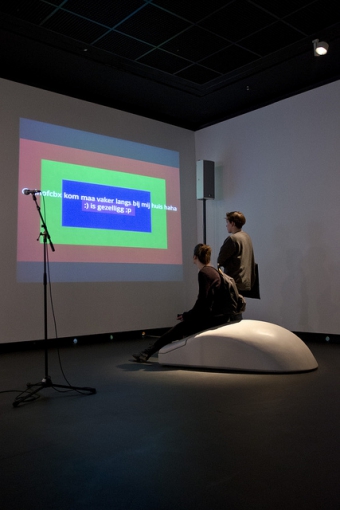 "Infinite Contemporaneity Device" by Brendan Howell, transmediale 2012 in/compatible.