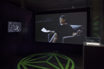 Contra-Internet by Zach Blas, part of the exhibition "Territories of Complicity" shown at transmediale 2018 face value.