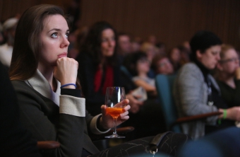 Audience at the opening ralley of transmediale 2018 face value