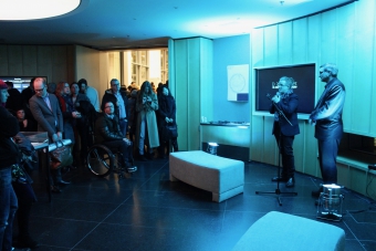 Opening of the Marshall McLuhan Salon Exhibition "Explorations in Anonymous History" by David Clark