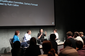 Impression of the panel "Capturing the Face of Finance"