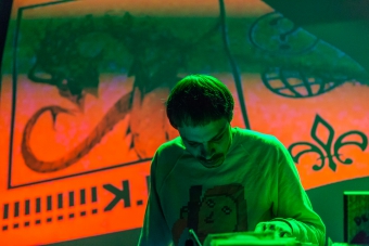 DJ ShluchT at the CryptoRave #8