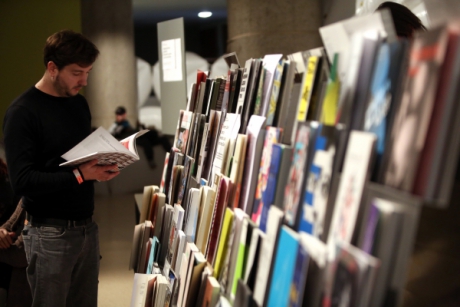 Temporary Library by Alessandro Ludovico and Annette Gilbert at transmediale 2017