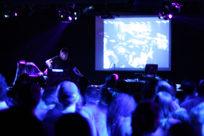 Photo of Eclectic Method playing at the Open Video Conference_ccLearn