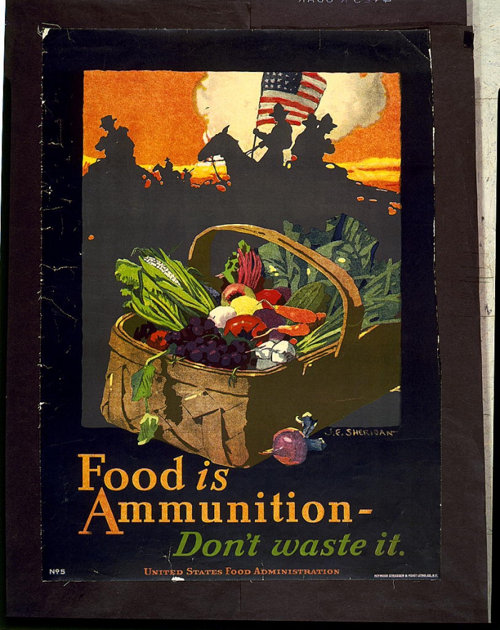 Food is Ammuition Poster – Smithsonian Public Domain
