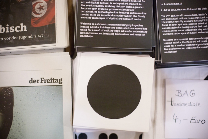 Picture of transmediale Infocounter at Kunstquartier Bethanien
