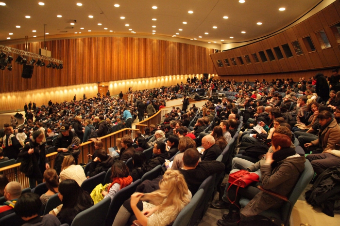 Picture of the transmediale.11 REPONSE:ABILITY Opening Ceremony