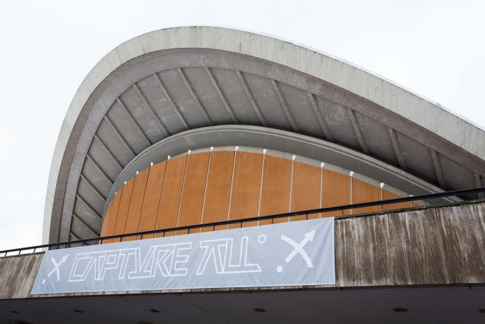 Exterior view of the Haus der Kulturen der Welt during transmediale 2015 CAPTURE ALL