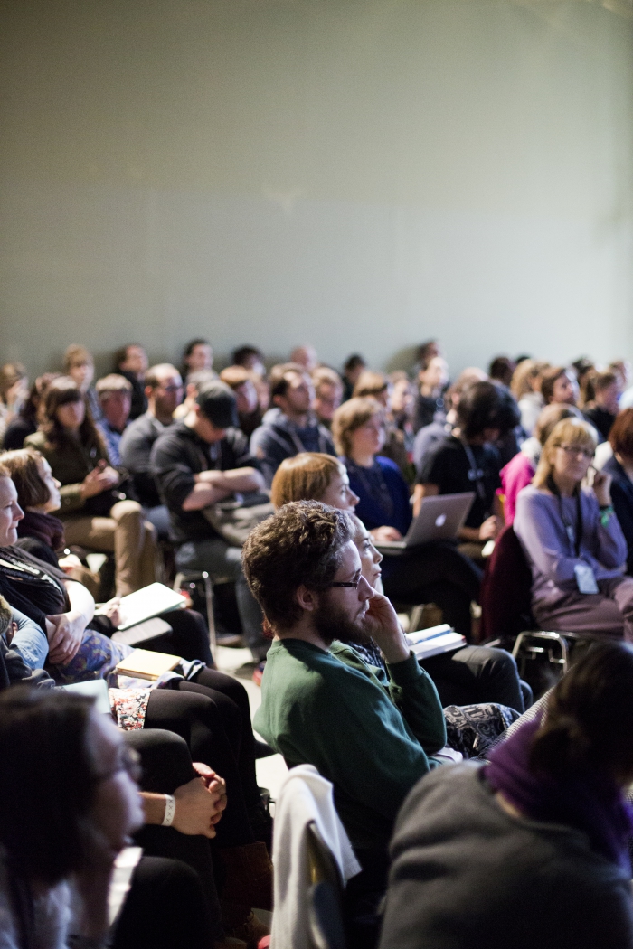 Audience at transmediale 2015 CAPTURE ALL