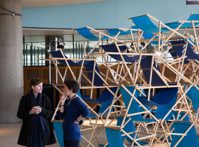 Picture of Daphne Dragona at transmediale/conversationpiece