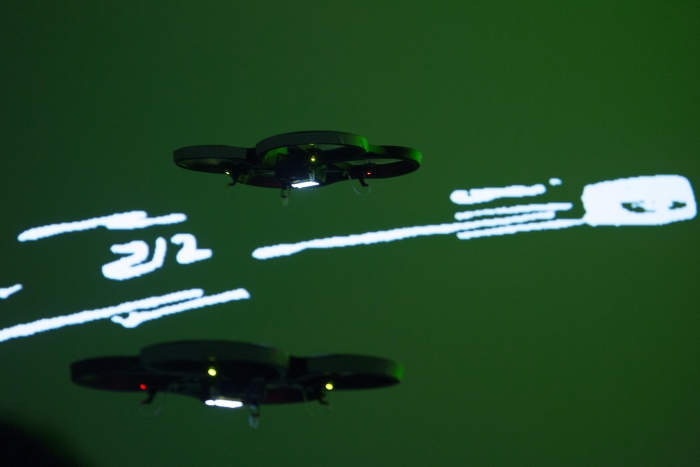 Picture of Impression of the hybrid event "Disnovation Research / Drone-2000"