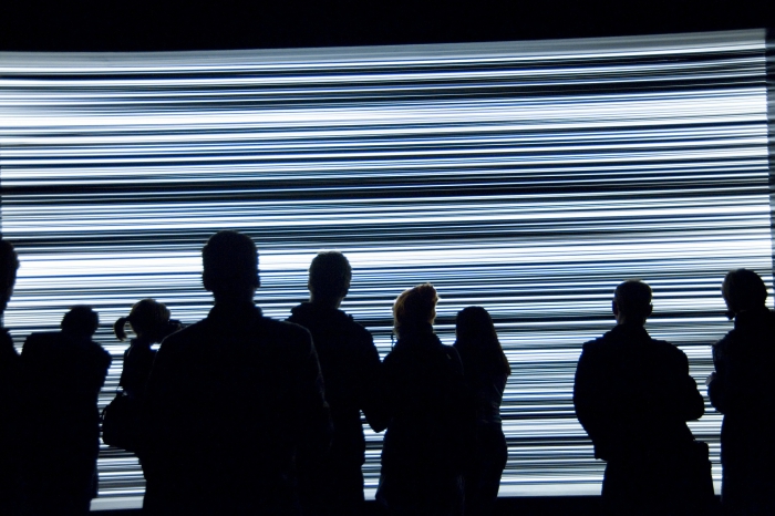 Picture of "White Noise", installation by ?ilvinas Kempinas