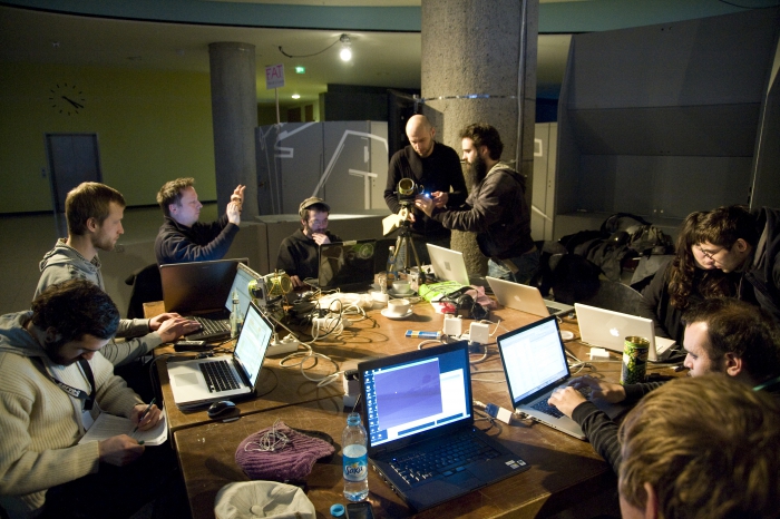 Impression of transmediale.10 FUTURITY NOW!