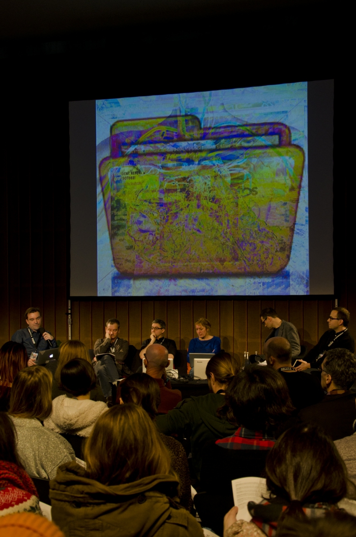 Impression of the "Post-digital research" panel