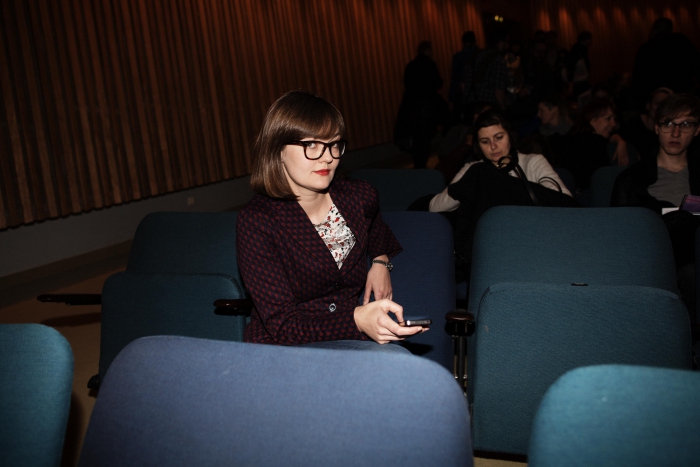 Audience at "afterglow effects: transmediale 2014 opening ceremony"