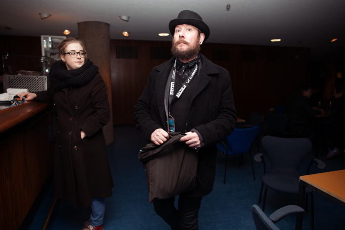 Audience at the transmediale 2014 afterglow opening night