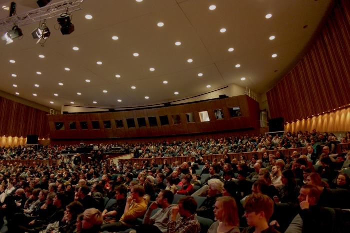 Audience at "afterglow effects: transmediale 2014 opening ceremony"