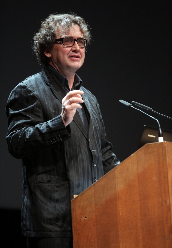 Bernd Scherer at the transmediale Opening Ceremony 2017