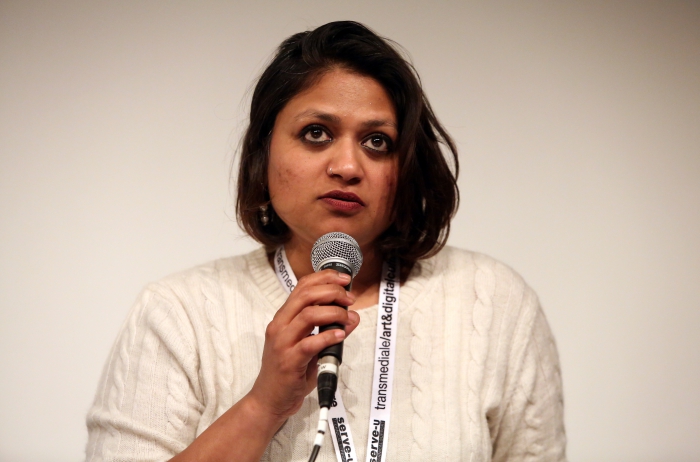 Maya Indira Ganesh at "Machine Research – Infrastructures", transmediale 2017